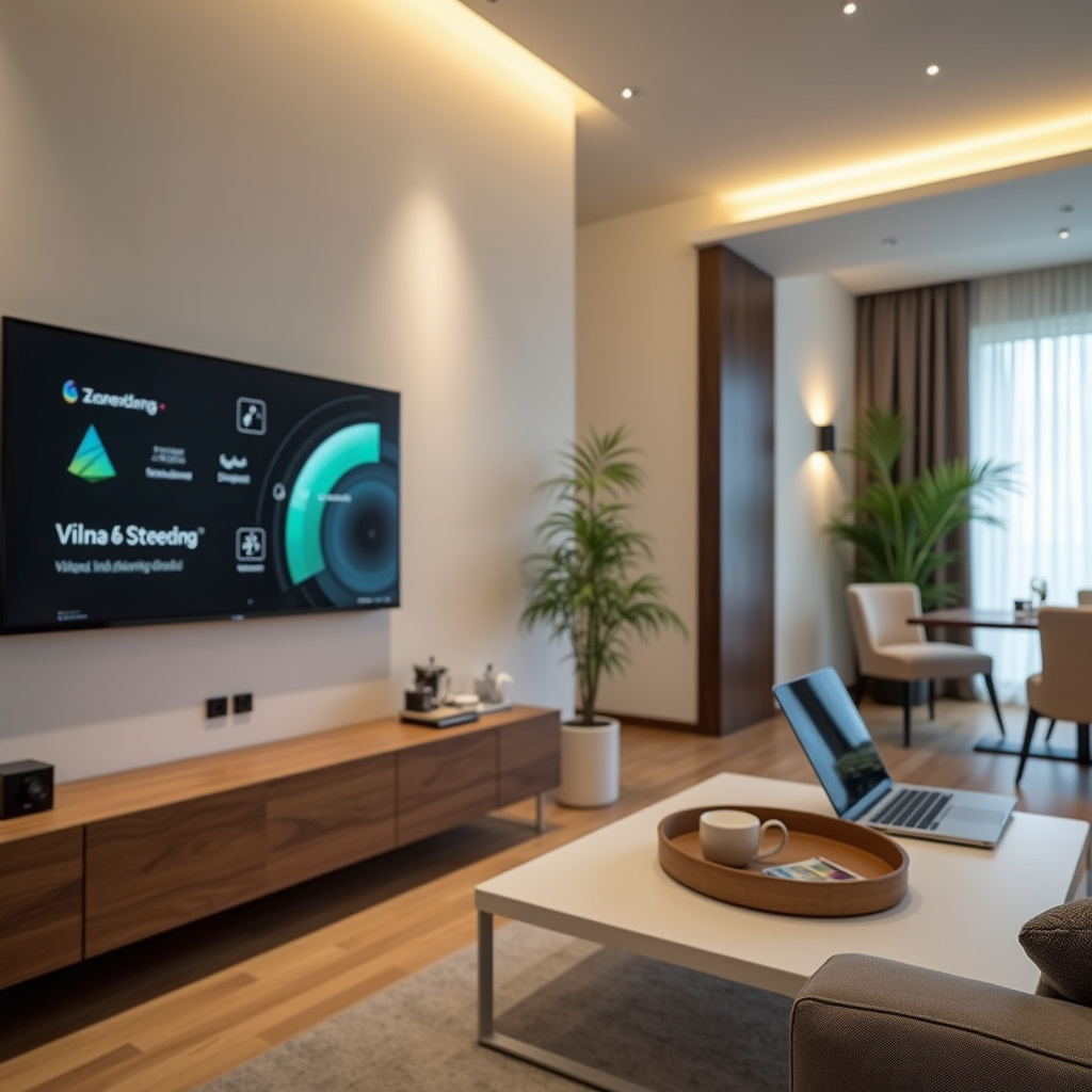 Assistive technology, smart home control, accessible living, Brazilian design, lifestyle Tecnologia assistiva para facilitar a vida em casa.