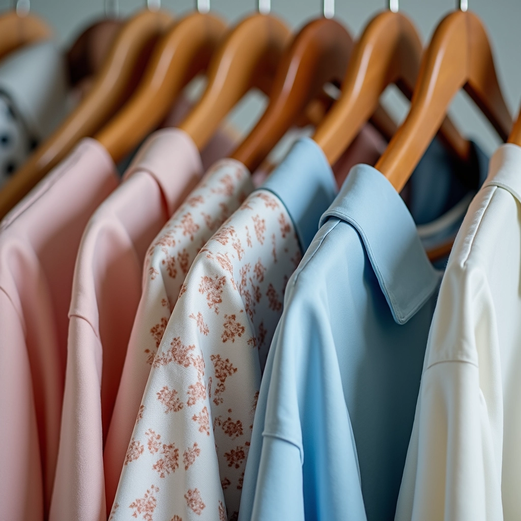 Utilize cabides adequados para cada tipo de tecido para preservar seus vestidos. Cabides diferentes para diferentes tipos de tecidos de vestidos.