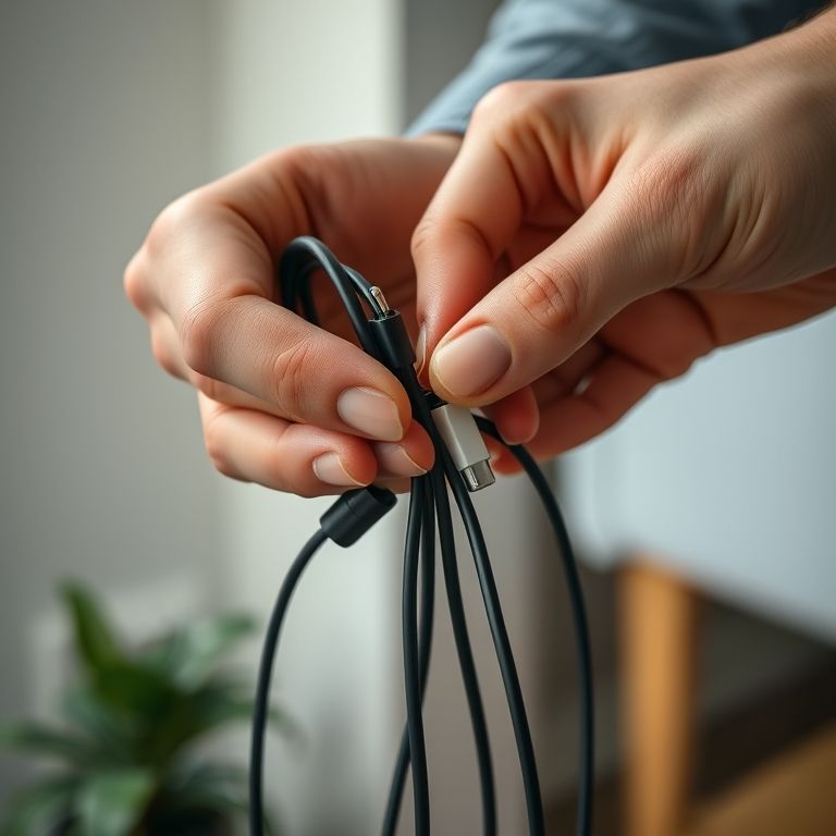 Eliminando fios soltos e objetos perigosos para pets.
