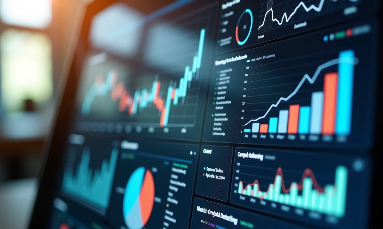 Análise de dados de desempenho de vídeo institucional em dashboards, com gráficos e tabelas.