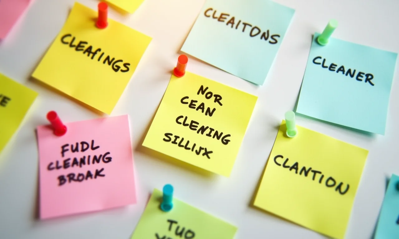 Anotações importantes para não esquecer na limpeza pós obra.