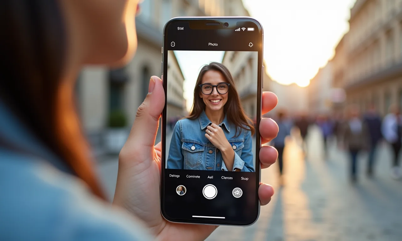 Aplicativo de limpeza de fotos otimizando o espaço no celular.