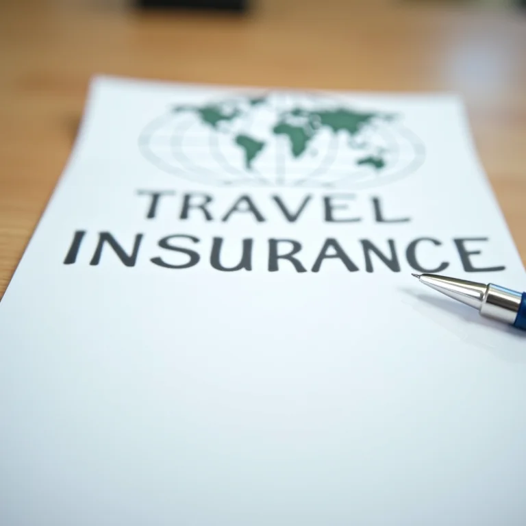 Apólice de seguro viagem para maior tranquilidade.