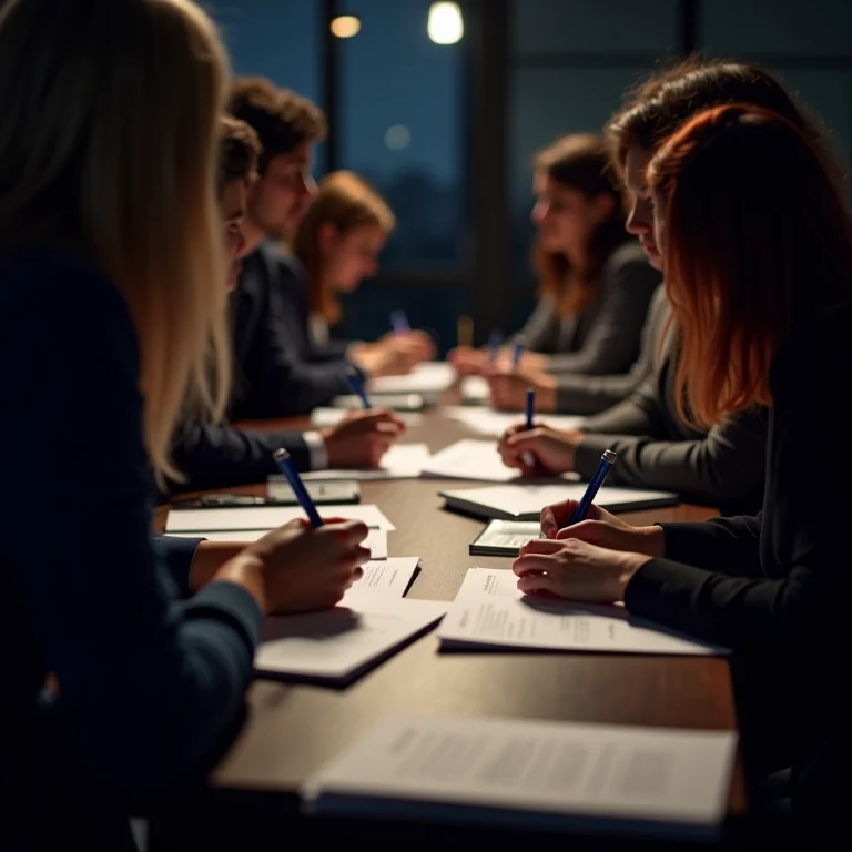 Avaliação de um debate e celebração dos resultados