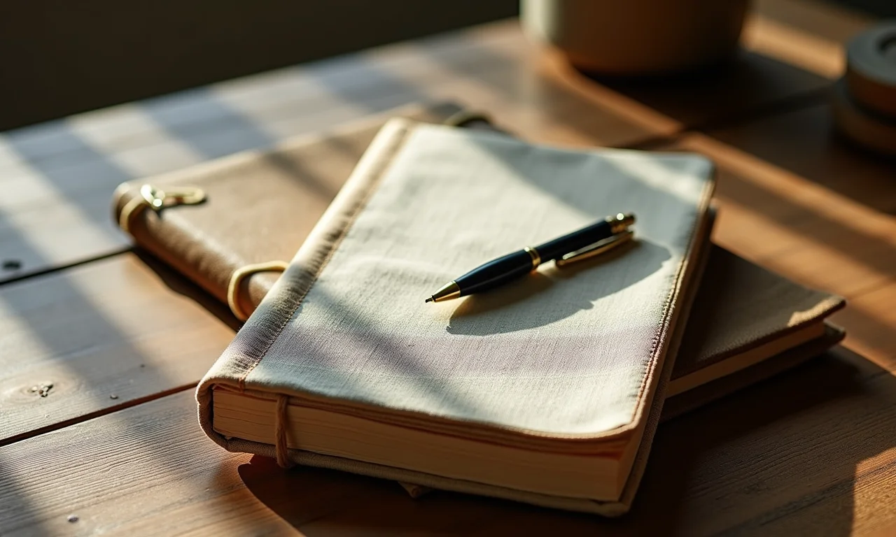 Bloquinhos de anotações artesanais.