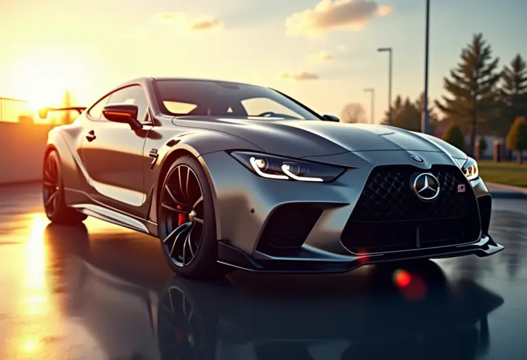 Carro impecável brilhando após a limpeza profissional