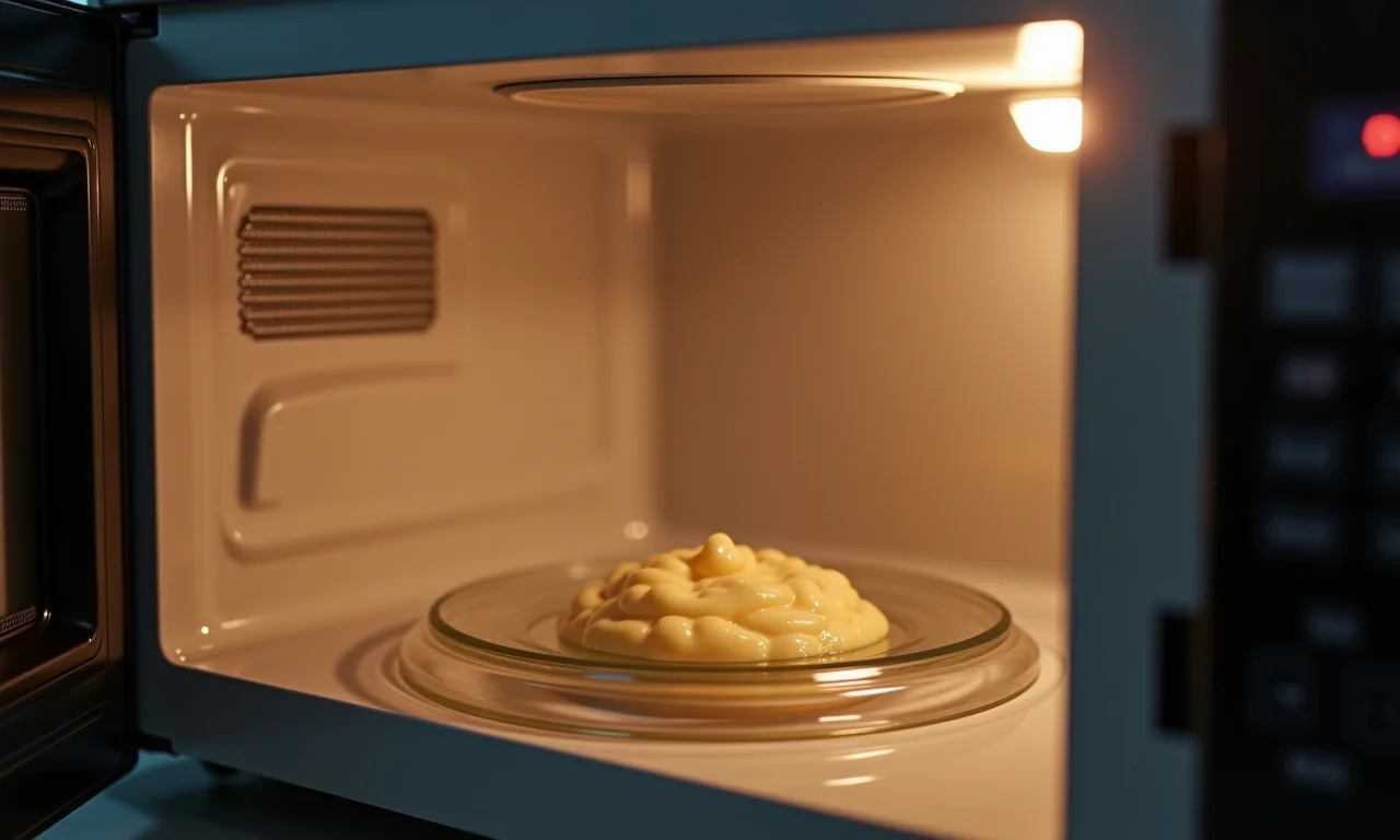 Cheiro de vinagre no microondas após a limpeza.