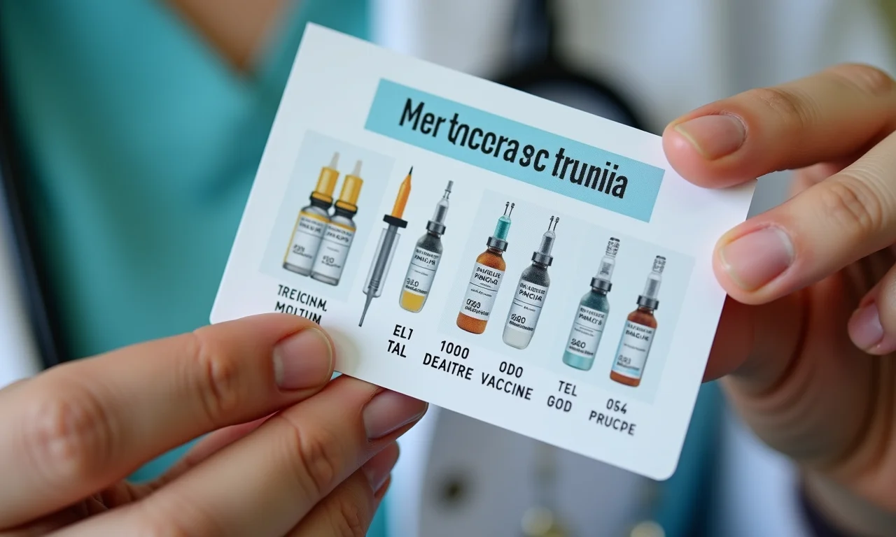 Close-up de uma carteira de vacinação brasileira mostrando diferentes vacinas.