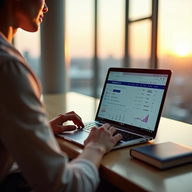 Comparando preços de voos e hotéis para economizar na viagem.