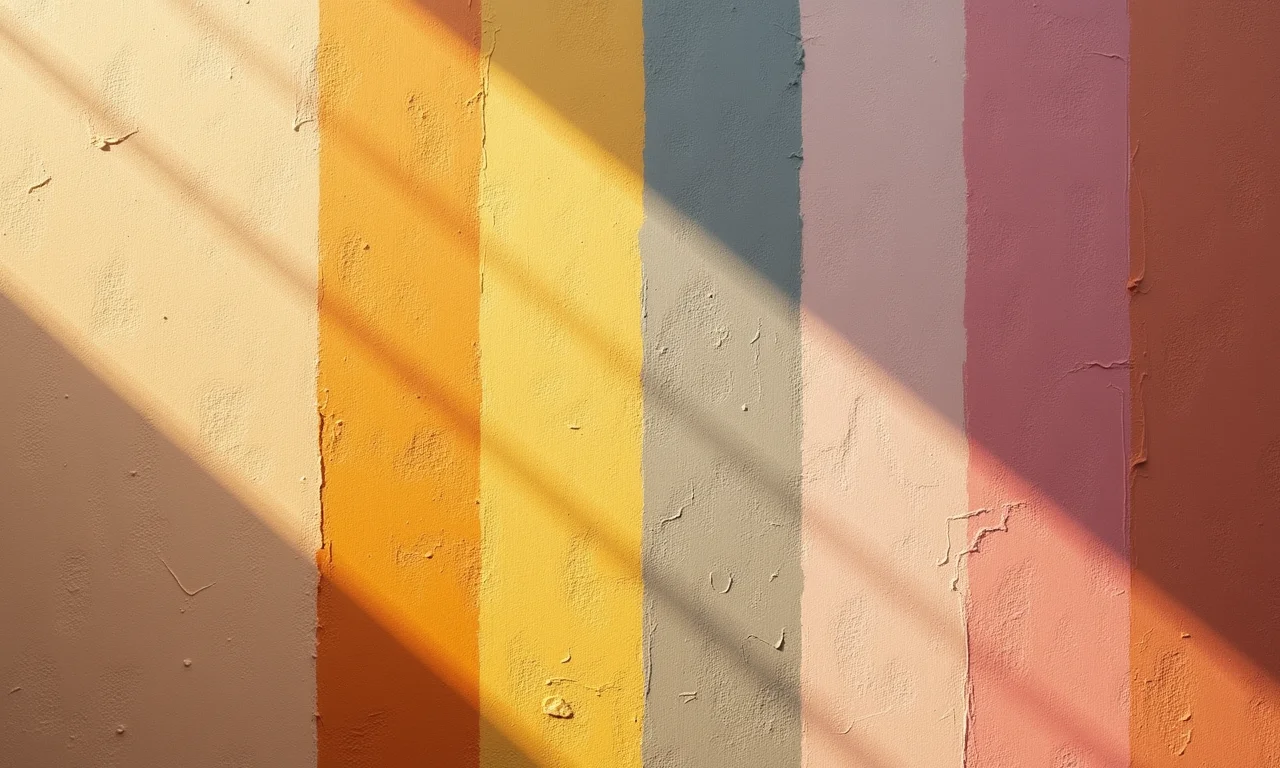 Cores e combinações para parede com textura.