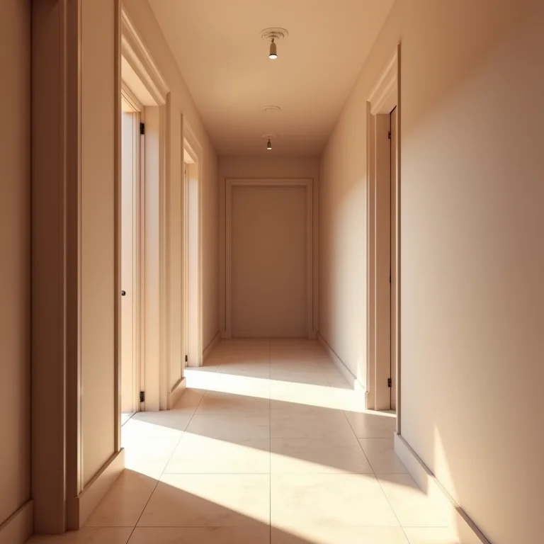 Corredor sem alma e sem personalidade.