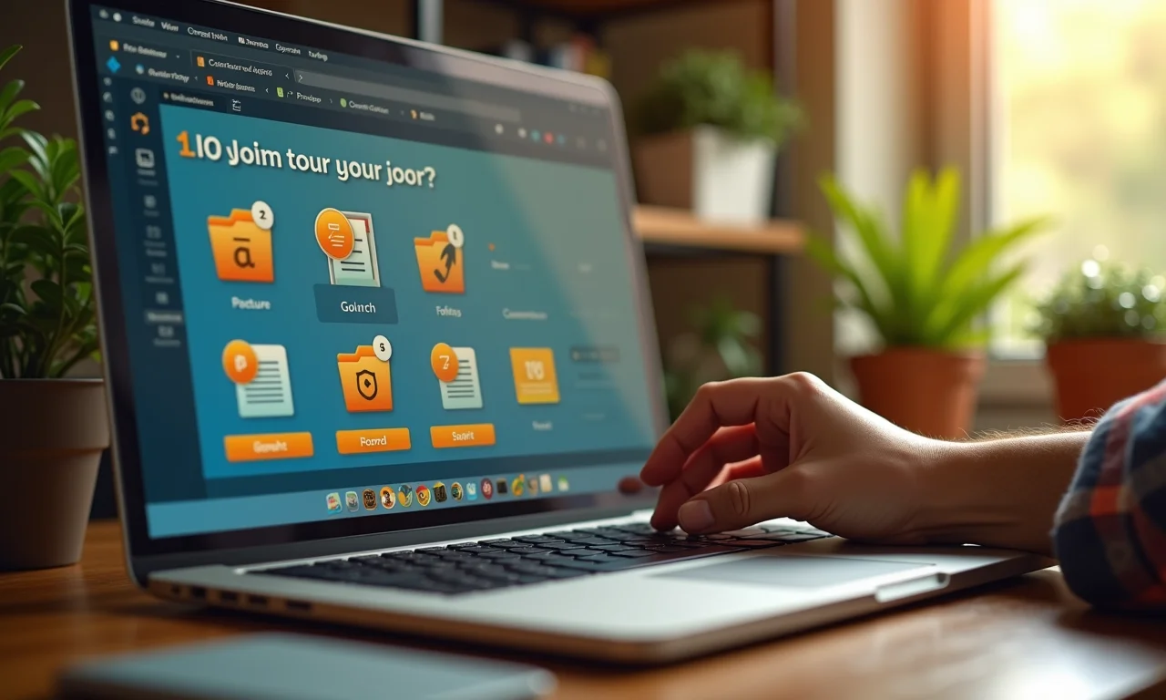 Criando sistema de pastas lógico no computador.