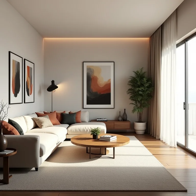 Decoração sem funcionalidade em um lar.