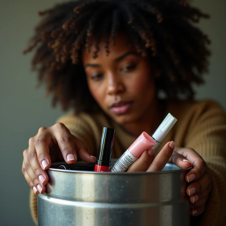 Descarte consciente de maquiagem vencida