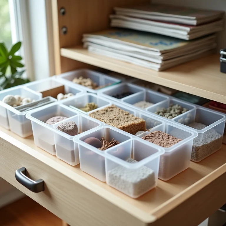 Diferentes sistemas de organização para ferramentas