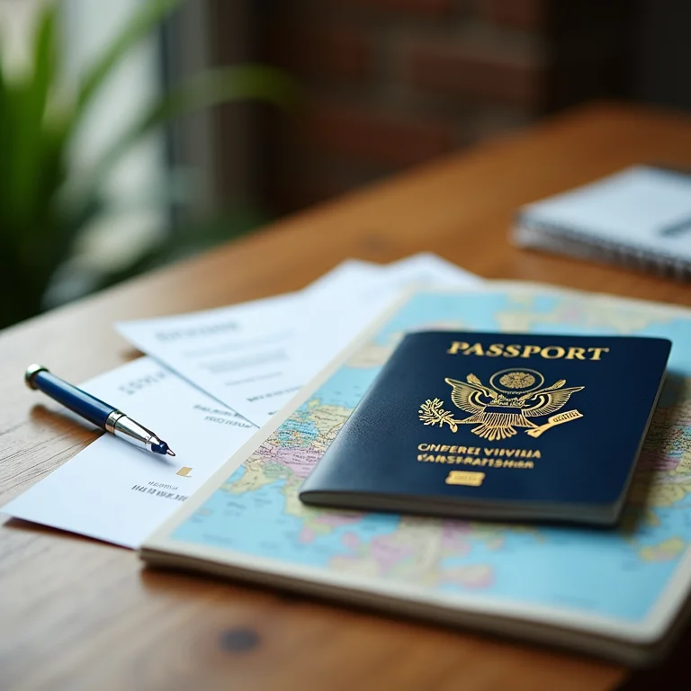 Documentação necessária para viagem internacional.