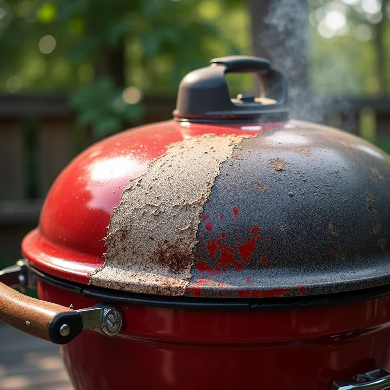 Durabilidade da pintura em churrasqueira ao longo do tempo.