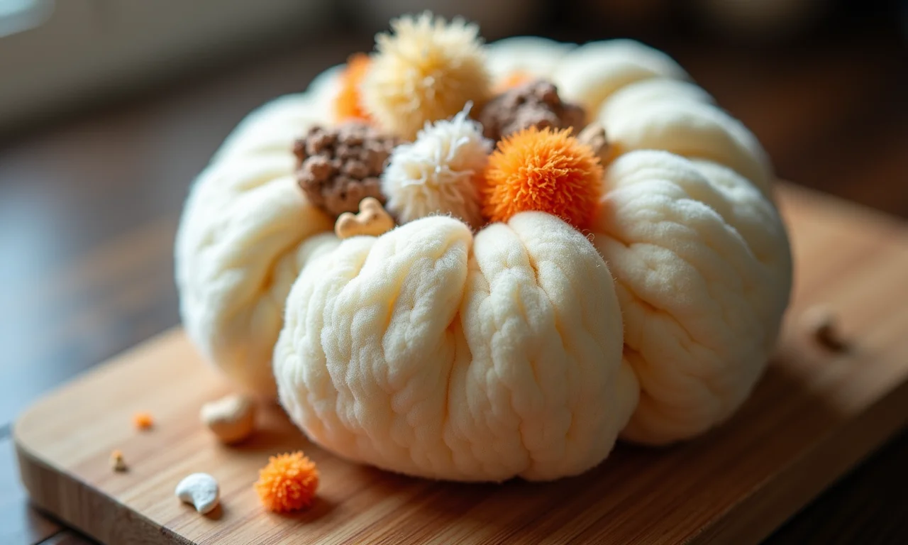 Enchimento de puff com diferentes tipos de materiais.