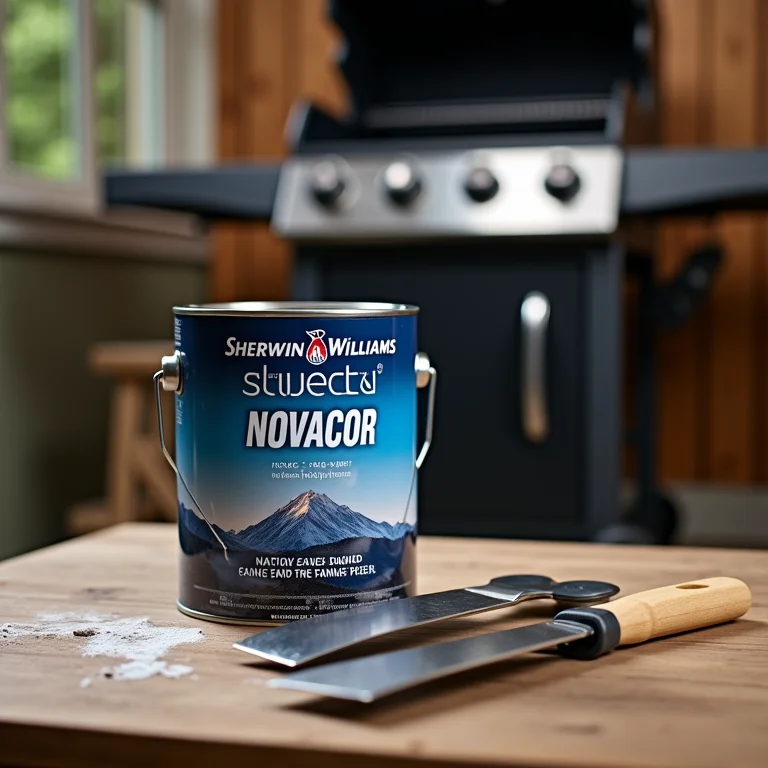 Esmalte Epóxi Novacor da Sherwin-Williams para churrasqueira.