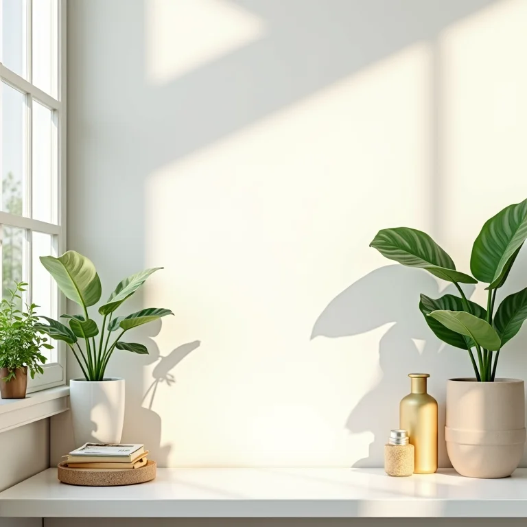 Espaço de trabalho limpo e organizado.