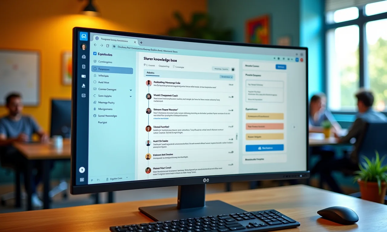 Espaço para compartilhar conhecimento no Notion com FAQs e guias.