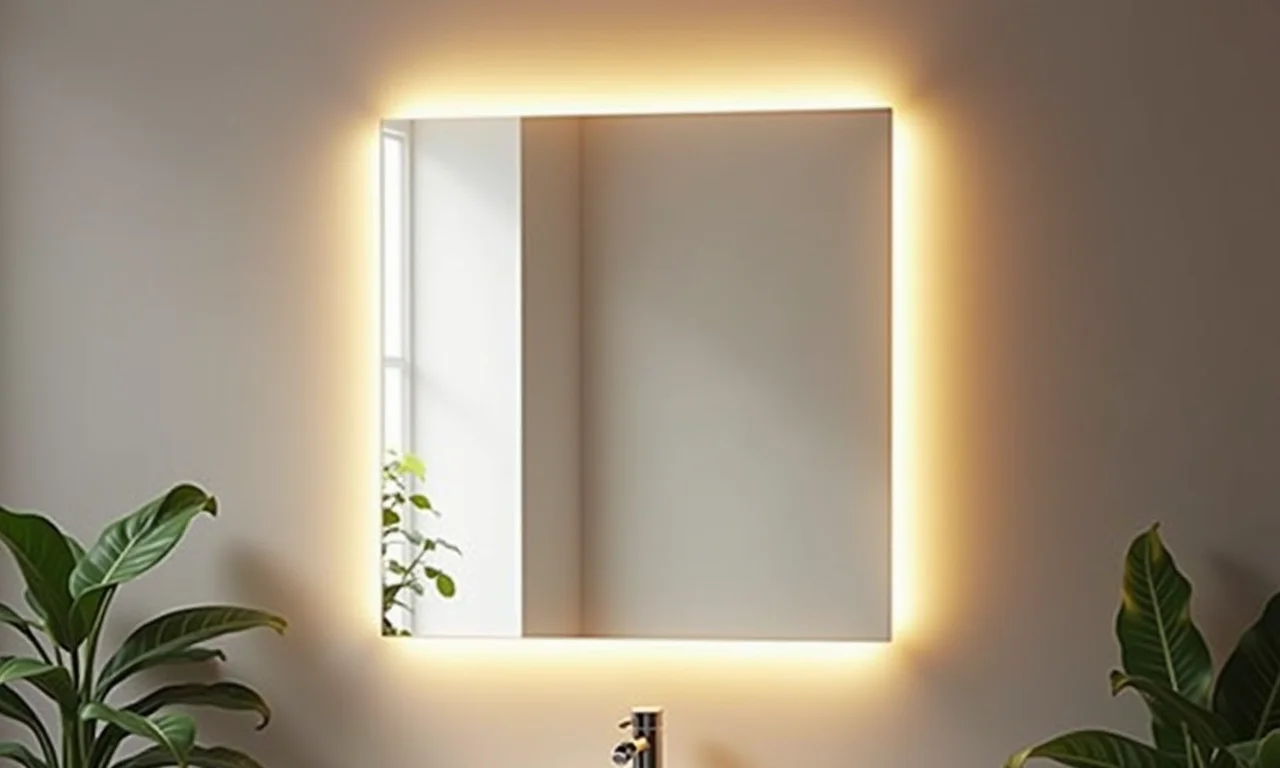 Espelheira com iluminação LED integrada para um toque moderno.