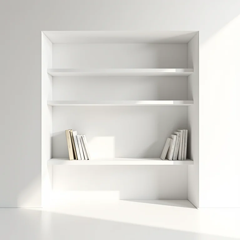 Estante nicho na parede