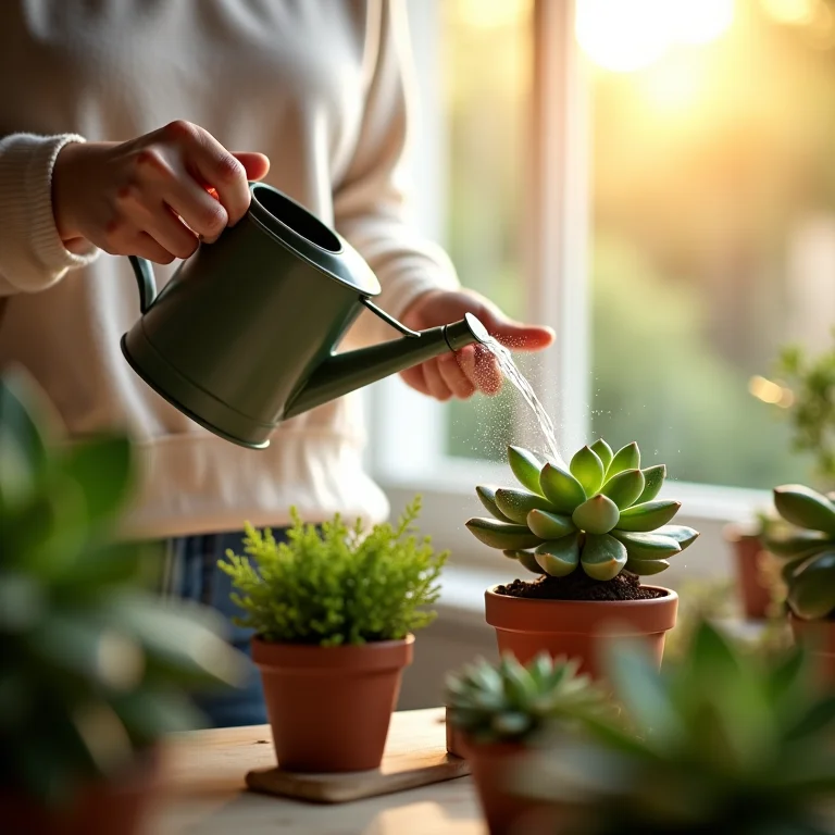 Fácil manutenção de suculentas