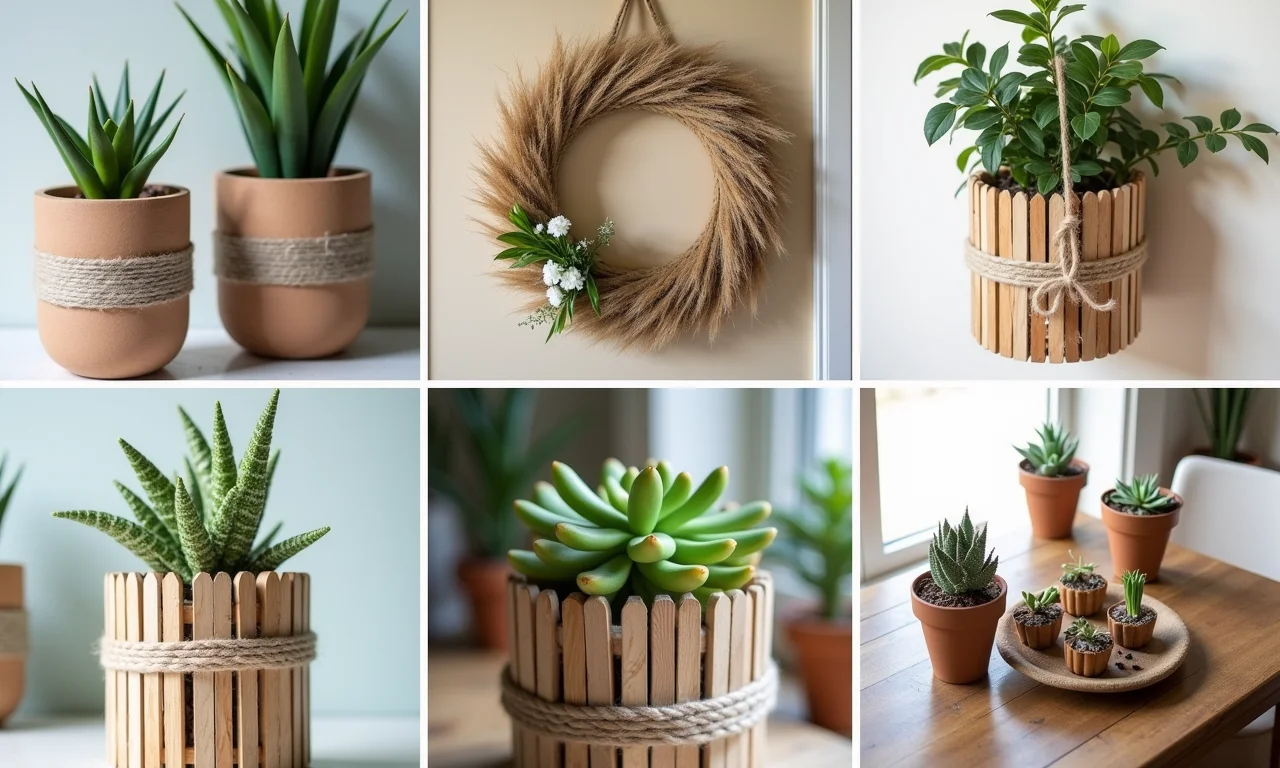 Ideias de decoração com pregadores de roupa.