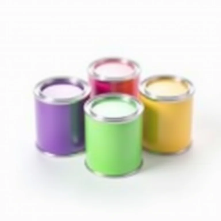 Latas de tinta Suvinil em diversas cores vibrantes
