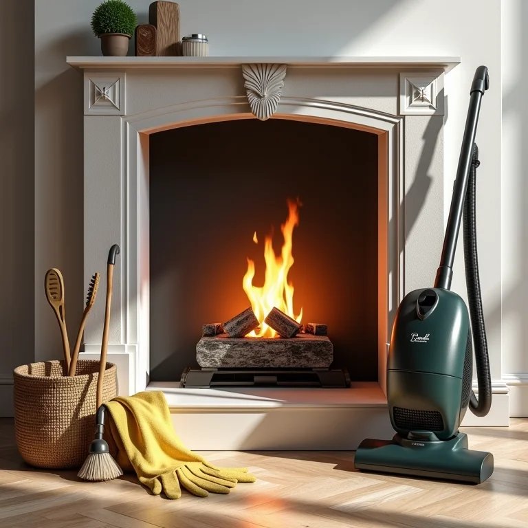 Limpeza correta da lareira
