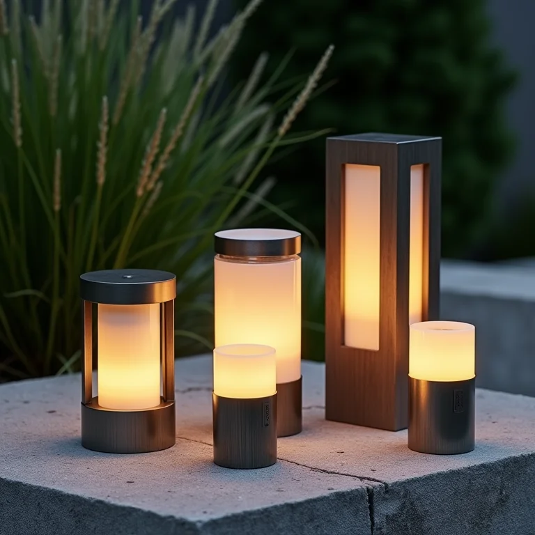 Materiais resistentes para iluminação de varanda