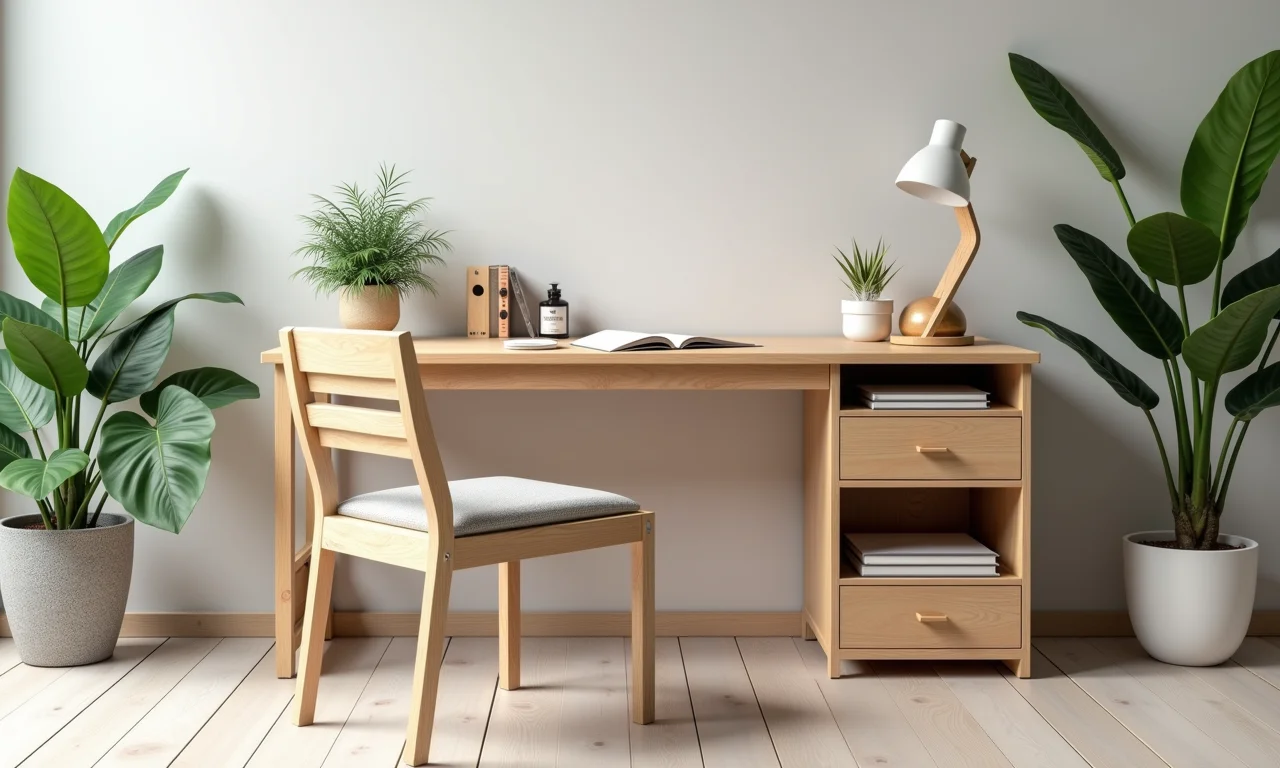 Móveis multifuncionais para otimizar o espaço do ateliê.