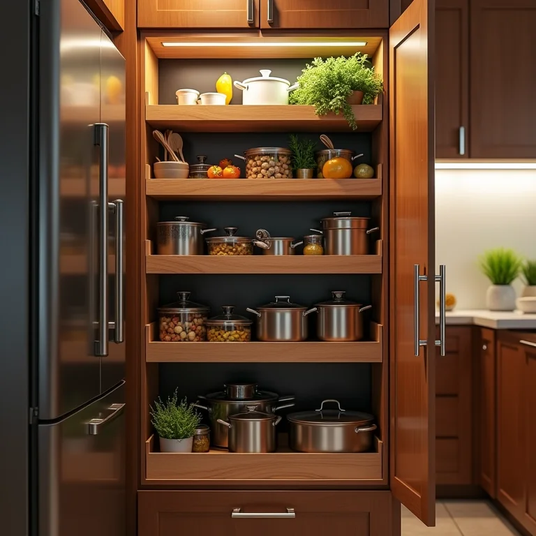 Organizador de porta para tampas de panelas.