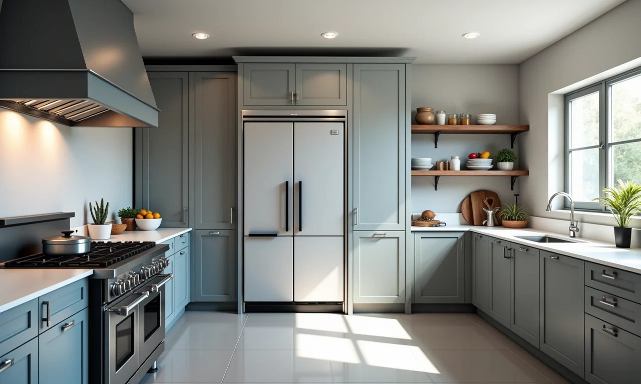 Otimização do espaço vertical em cozinha industrial