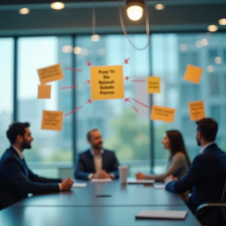 Pessoas escolhendo um tema ideal para debate