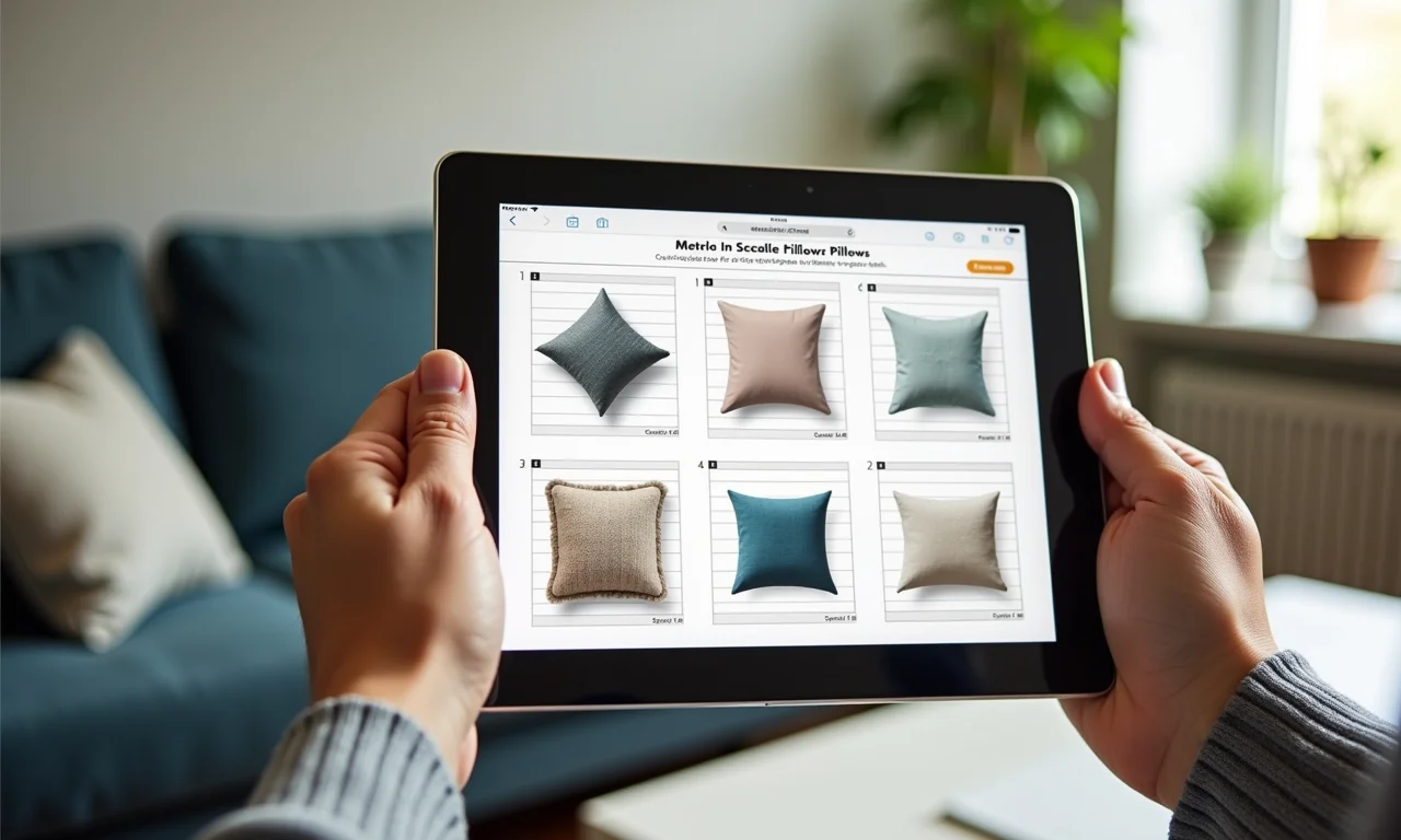 Planilha para combinar almofadas como profissional.