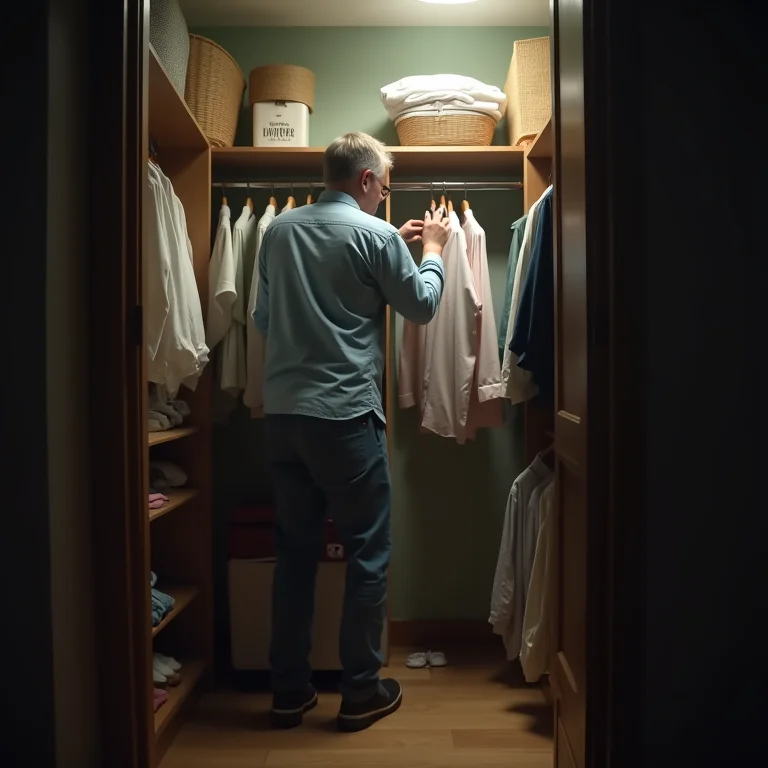 Preocupação com a umidade em guarda-roupa.