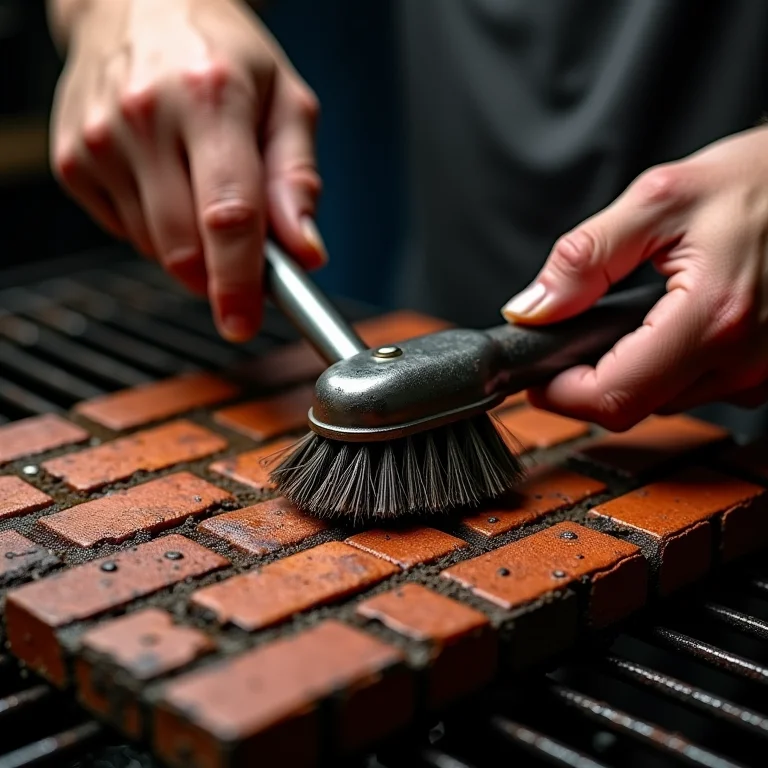 Preparando churrasqueira para pintura.