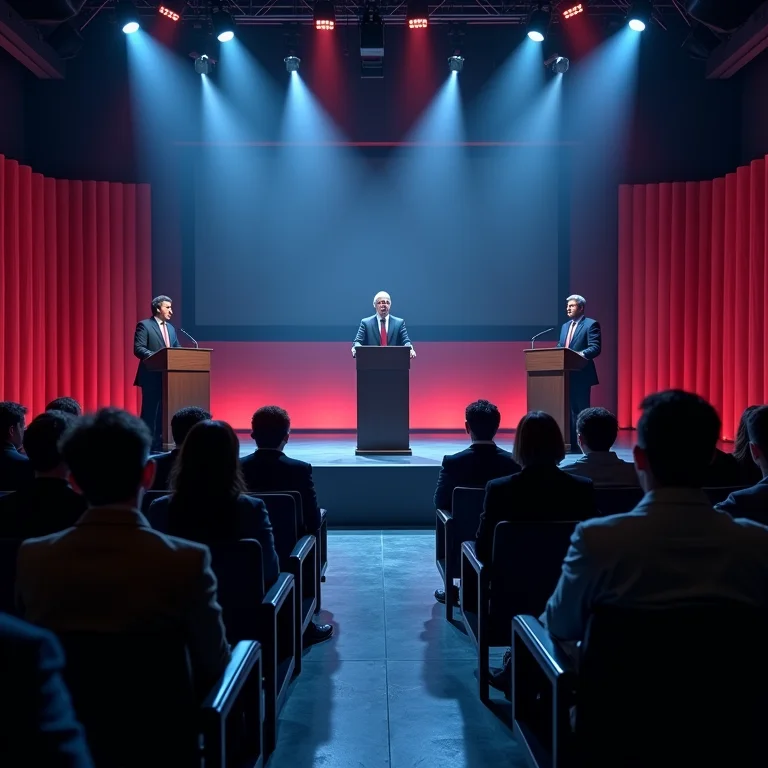 Promoção de um debate para atrair público