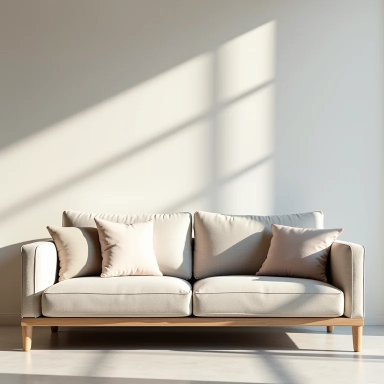 Quantidade perfeita de almofadas no sofá