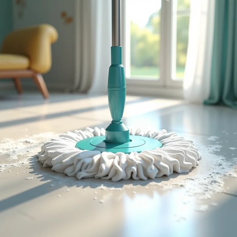 Refil do rodo mágico sendo lavado na máquina