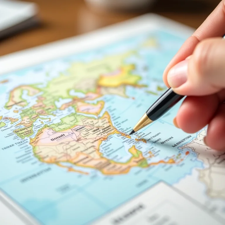 Roteiro de viagem detalhado com atividades planejadas.