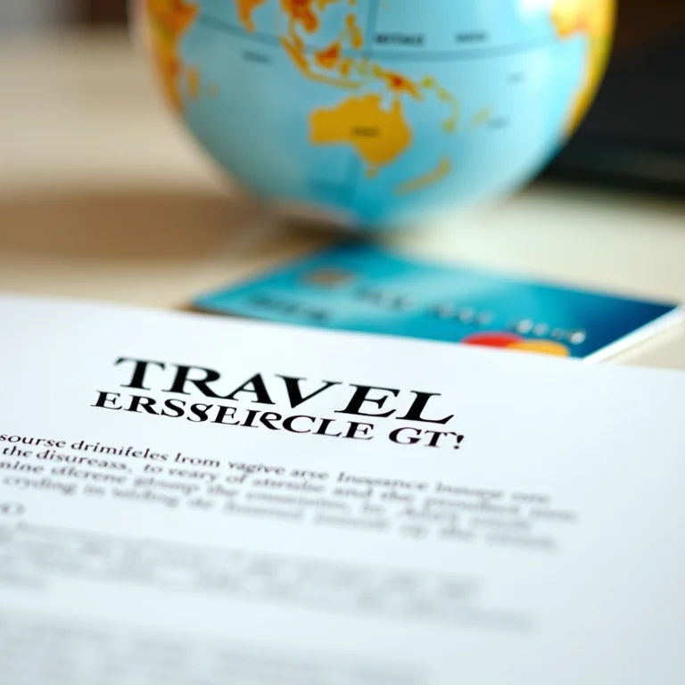 Seguro viagem e cartão de crédito para proteção financeira.