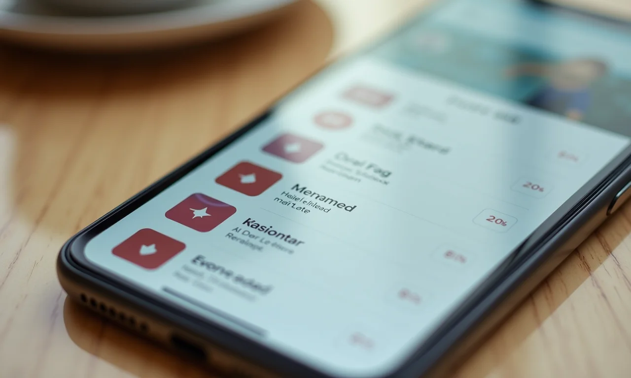 Sistema de pastas organizado no celular para facilitar a localização de fotos.