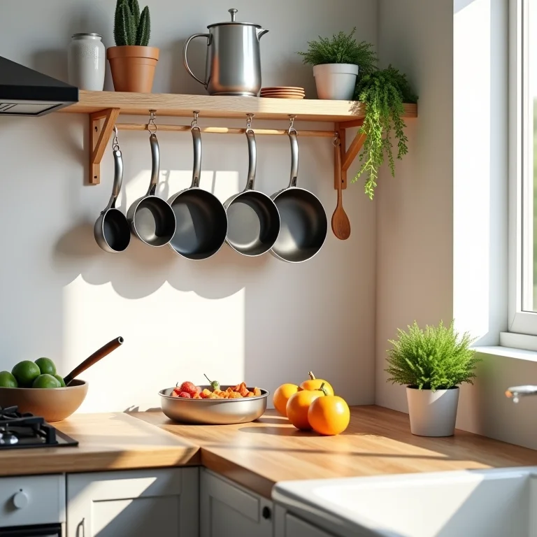 Soluções criativas para cozinhas pequenas.