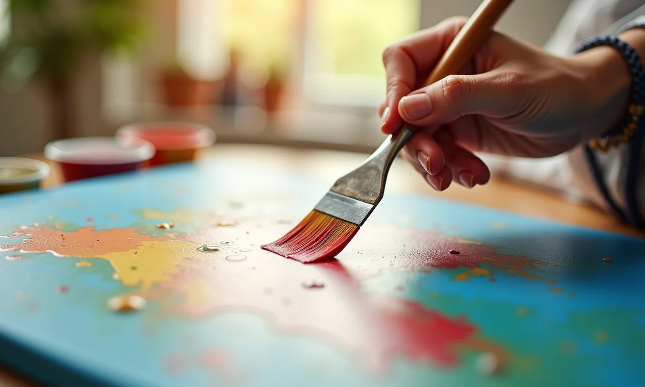 Técnicas de pintura com espátula para iniciantes.