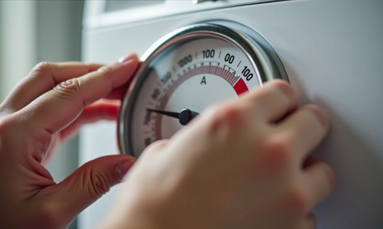 Temperatura da água muito alta danificando roupas brancas.