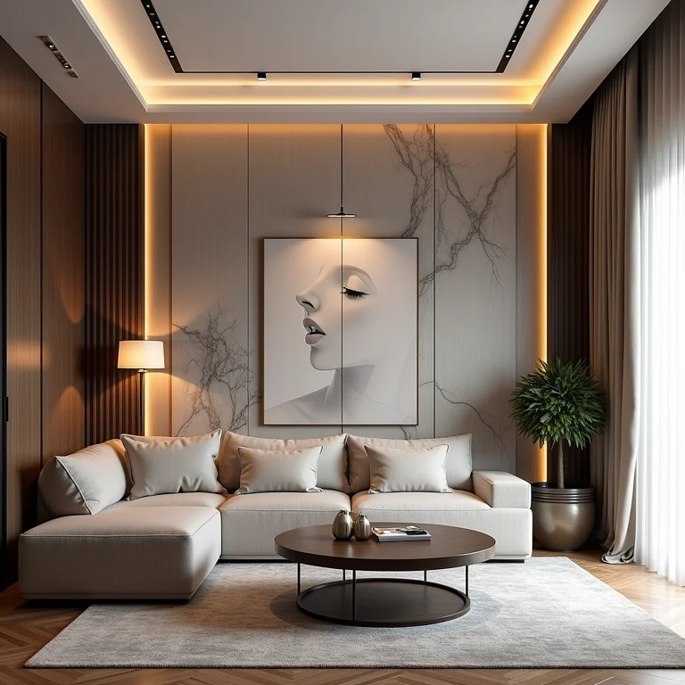 Transformação rápida de um ambiente com papel de parede.