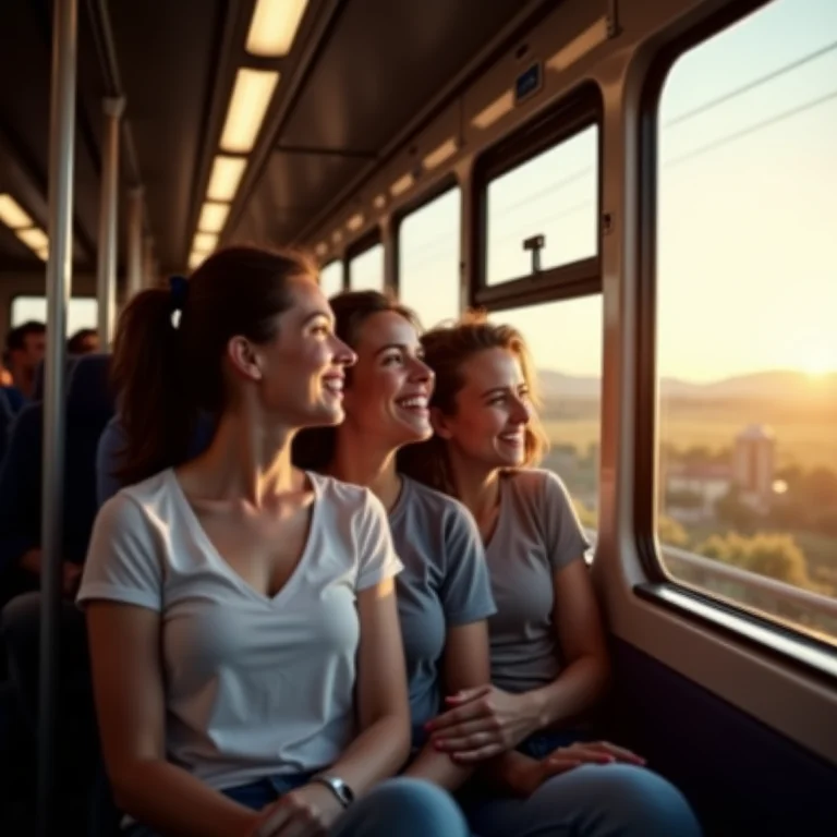 Transporte confortável e seguro durante a viagem.